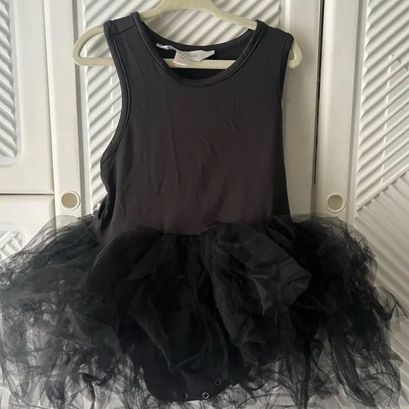 Iloveplum Black Tutu Dress