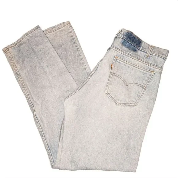 Levi's‎ vintage  505 orange tab light wash jeans size W 36 32L