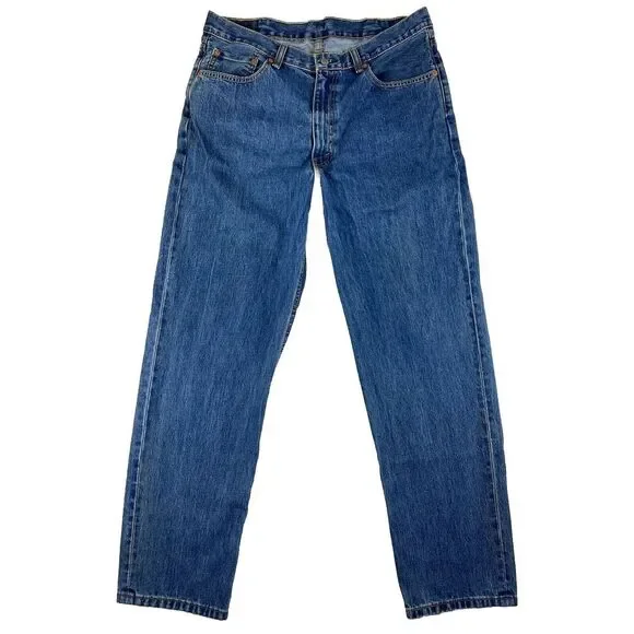 Levi's 550 Jeans Mens Blue Medium Wash Size 38x34 (36x34 Measured)‎
