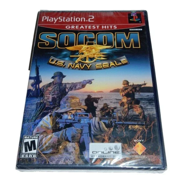 SOCOM: U.S. Navy SEALs Greatest Hits (Sony PlayStation 2, 2003) SEALED
