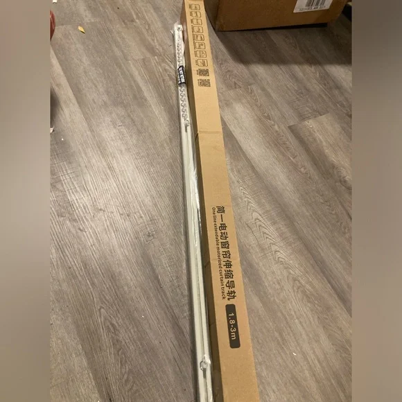 One Line Extendable Motorized Curtain Track 1.8-3m