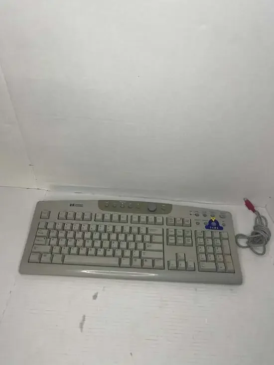 Vintage HP Hewlett Packard SK-2505B Multimedia PS/2 Keyboard