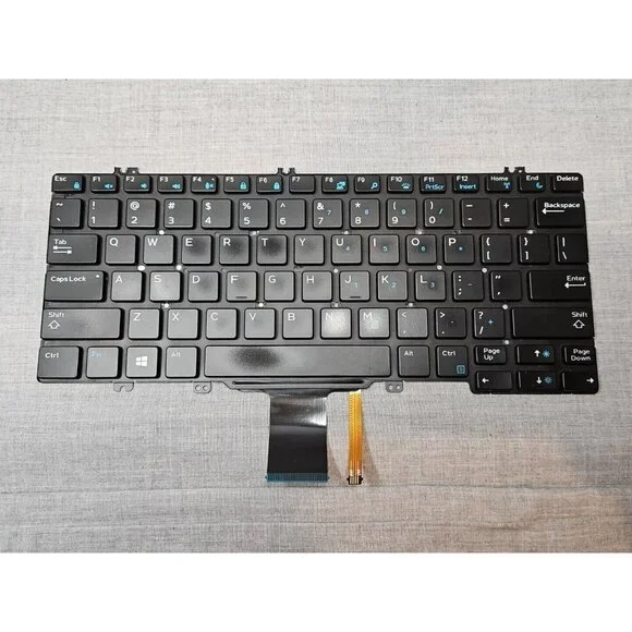 Dell Latitude 7290 Laptop Replacement Backlit Keyboard, Black