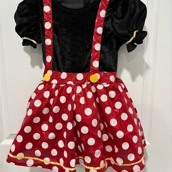 Disney Black and Red Polka Dot Kids Costume