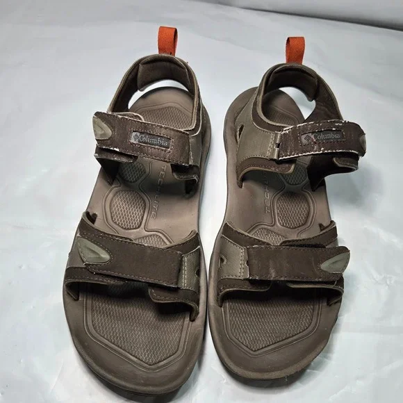 Columbia Techlite Mens Hiking Beach Sandals Gray Size 10 Outdoor