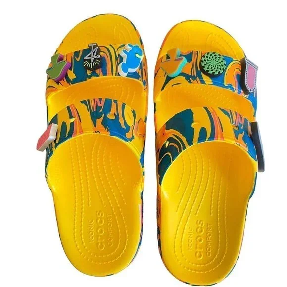 NWT Diplo x Croc Sandals Rare Size 9 W 7 M