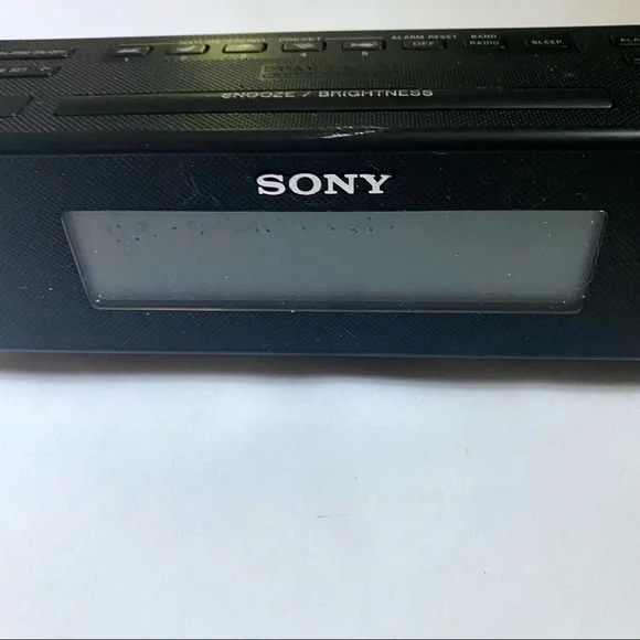 SONY alarm clock and radio