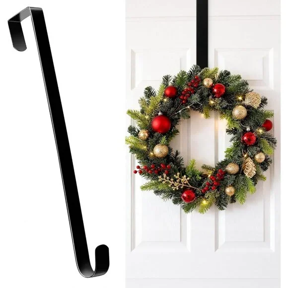 Multi-Functional Wreath Holder - Effortless Installation and Stylish Decor