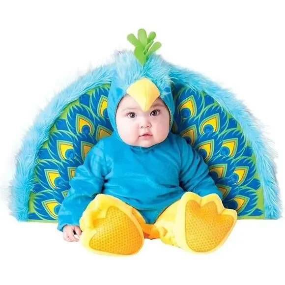 Baby Infant Peacock Costume 3-6 Months NEW in package *USPS Fast Priority Ship*