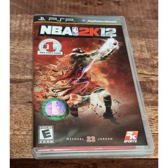 NBA 2K12 (Sony PSP, 2011) Michael Jordan Artwork CASE AND MANUAL ONLY! No Game