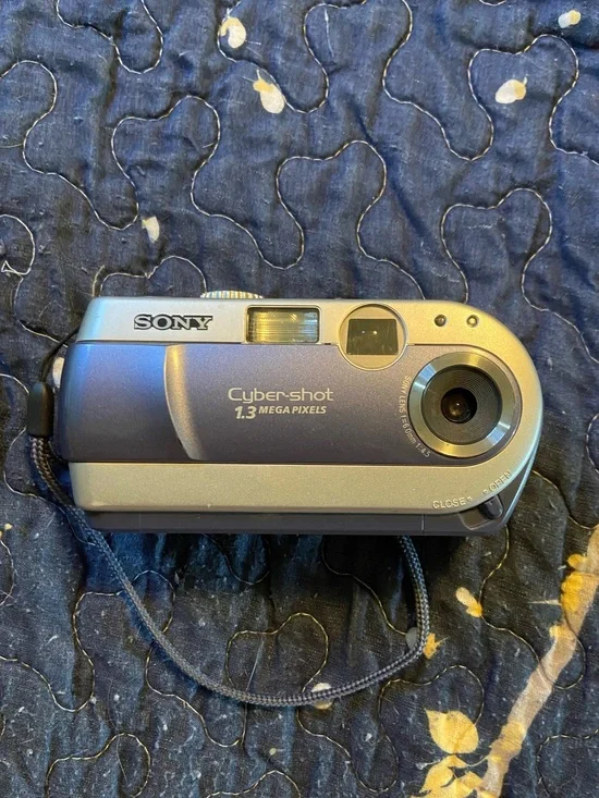 Sony Cyber-shot Compact Digital Camera - Blue/Silver