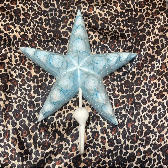 Blue Starfish Wall Hook
