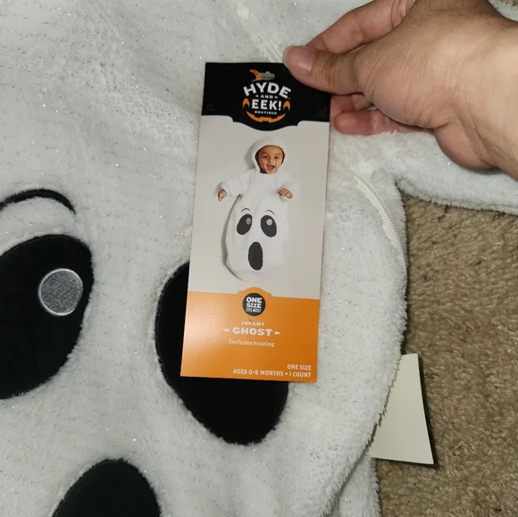 Hyde & Eek! Infant Baby Ghost Costume 0-6months‎