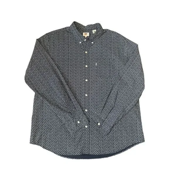 Levi’s Button Up Men’s Long Sleeve Blue Shirt size XXL
