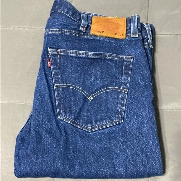 Levi’s 501 button fly jeans. 38x34