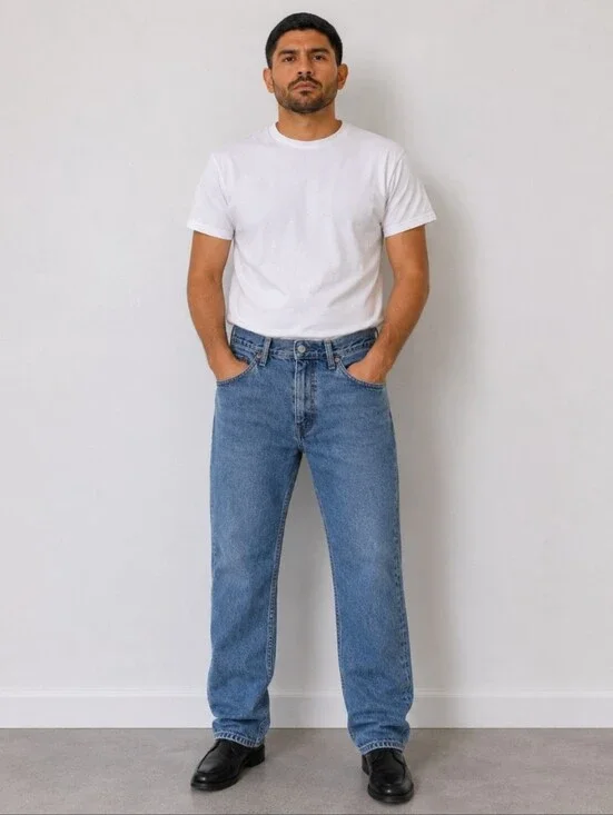 LEVI'S 510 Stained Distressed Blue Jeans