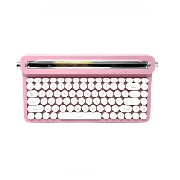 PrimeConnect Bluetooth Pink Typewriter Keyboard NEW