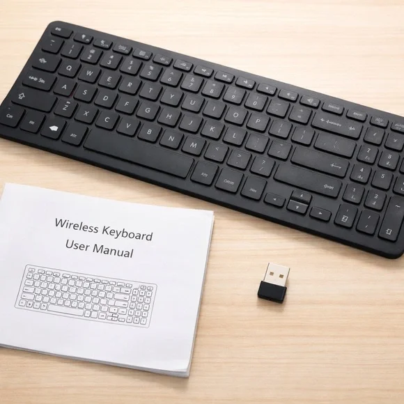 Wireless Black Keyboard