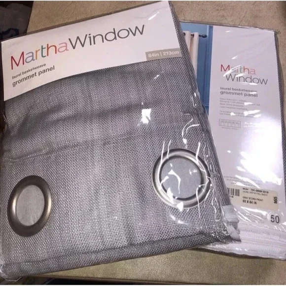 Pair MARTHA WINDOW Grommet‎ Panel 50” X 84