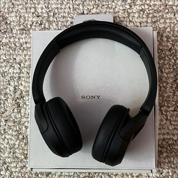 Sony WH-CH520 Over-Ear Black Headphones