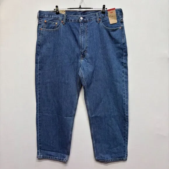 NWT Levi's 550 Relaxed Jeans Men Size 46x32 Blue Denim C106 -6
