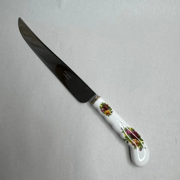 Royal Albert Old Country Roses Knife Stainless Steel England Ceramic Handle‎