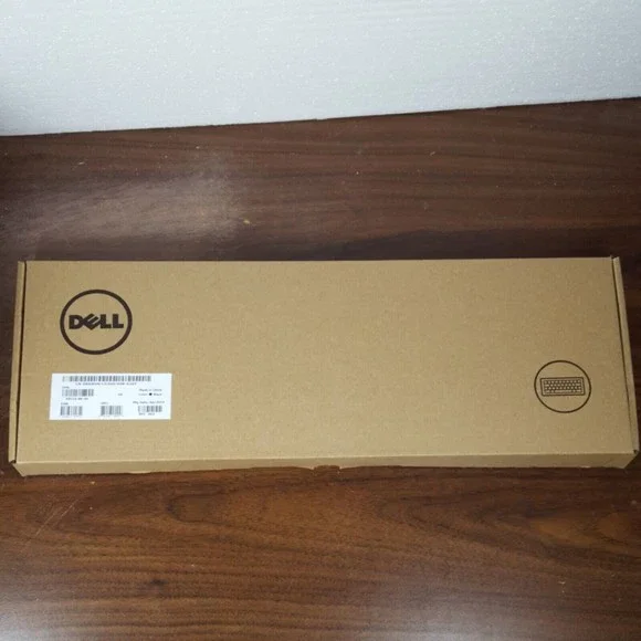 DELL Wired USB Keyboard for Desktop PC KB216-BK-US - Black
