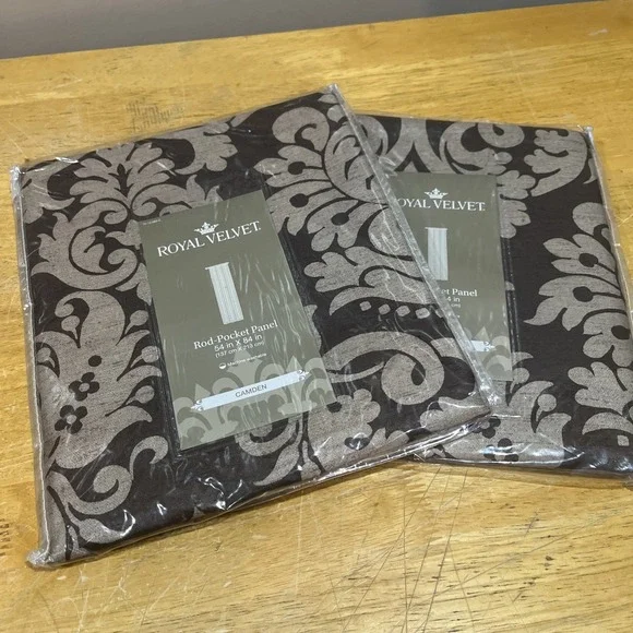 Royal‎ Velvet (2) Rod-Pocket Camden Panels 50x84