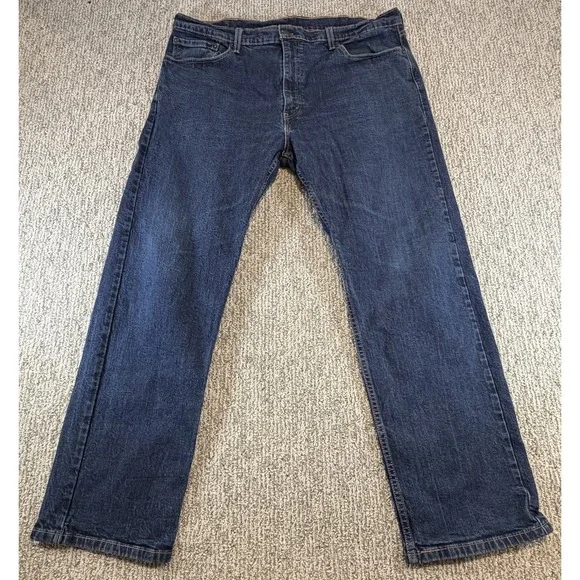 Levi's Size 40x30 Men's 505 Jeans Levi Denim Classic Relaxed‎ Fit Straight Leg