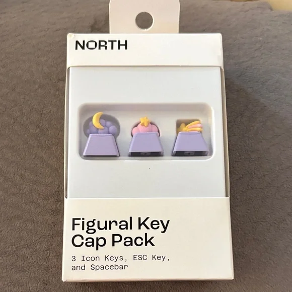 Purple Figural Key Cap Pack
