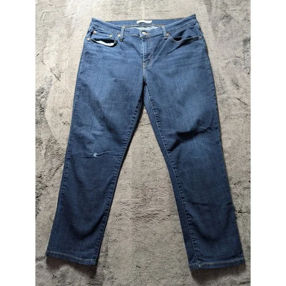 Levi's Boyfriend Fit Jeans Women's Size 32 Dark Wash