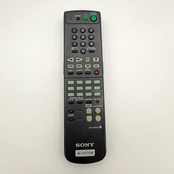 Sony AV System Remote Control RM-PP402 Receiver Controller Power Tested