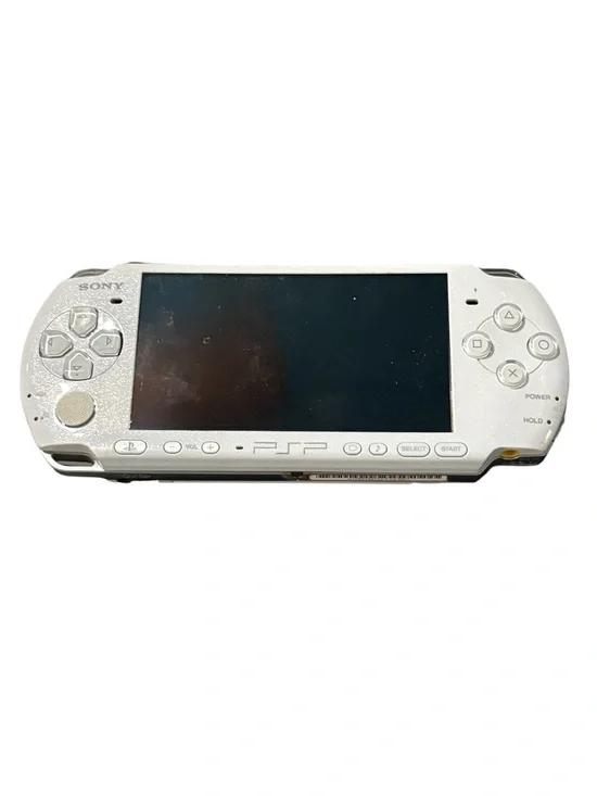 Sony White PSP Portable Gaming System Broken For Parts