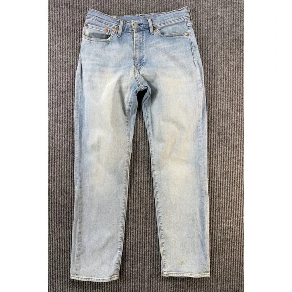 Levis Mens Athletic Taper 541 Jeans 33X32 Actual 32X30 Denim Premium Faded