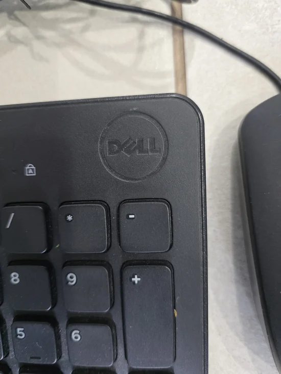 Wired USB Keyboard - Slim Full-Size Design, wired USB mouse, & Computer Cord