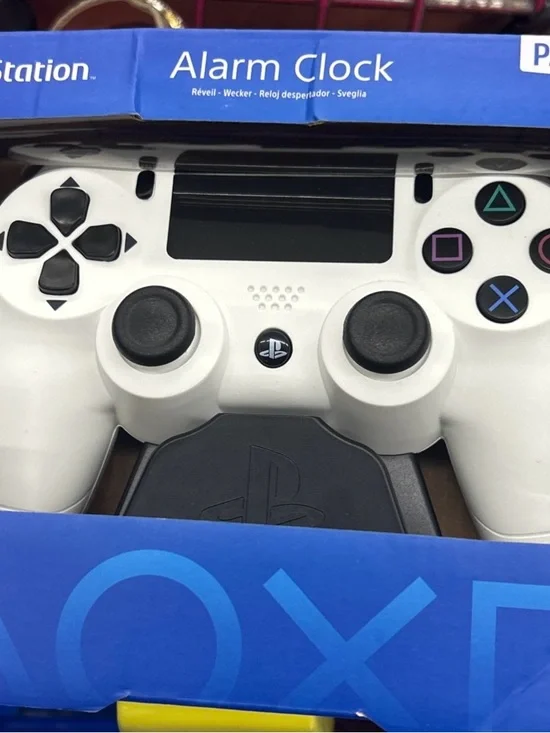 Sony White PlayStation Controller Alarm Clock