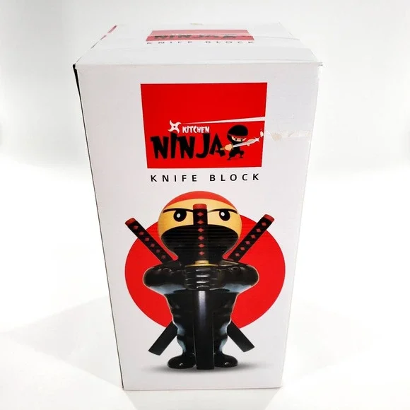 Kitchen Ninja Knife Block Set Bread, Chef's, & Utility Knifes New Open Box