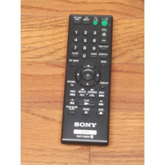 SONY Remote RMT-D187A for DVP-NS710H DVPSR200P DVP-SR200P DVP-SR500H DVD Player