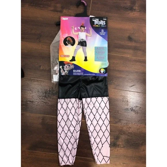 Trolls World Tour Barb Halloween Costume Disguise Deluxe Child Size XS (3T-4T)