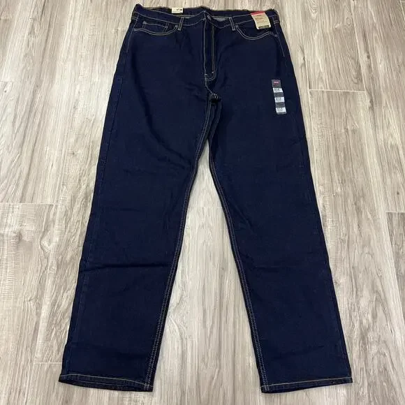 Levi's 550 Relaxed Fit Men's Dark Blue Jeans (big & Tall) Size 42x36