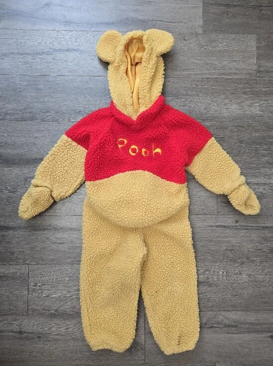 Vintage Disney Store Winnie The Pooh Costume Unisex Size 2T-4T