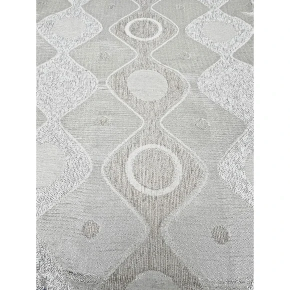 Cream Oatmeal Textured Linen Blend Tweed Modern Drapery Upholstery Fabric Window