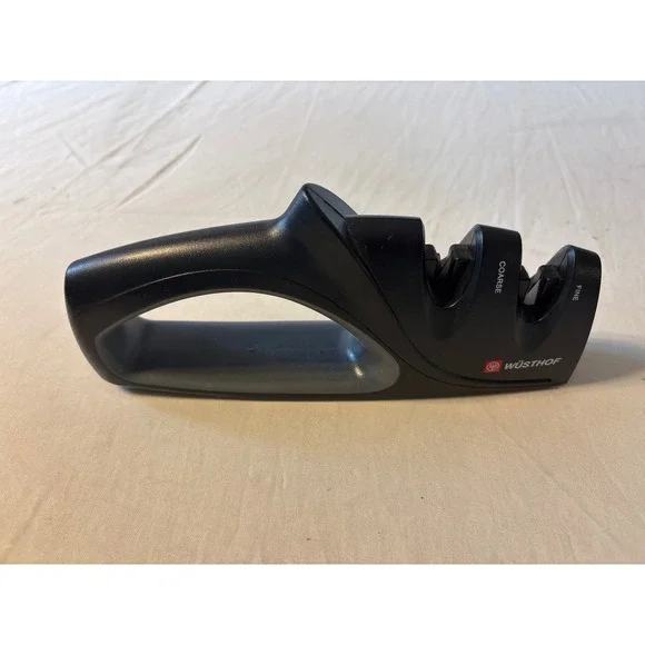 Wusthof Knife Sharpener Kitchen Tool OS Black Excellent 2-Stage Handheld 2922
