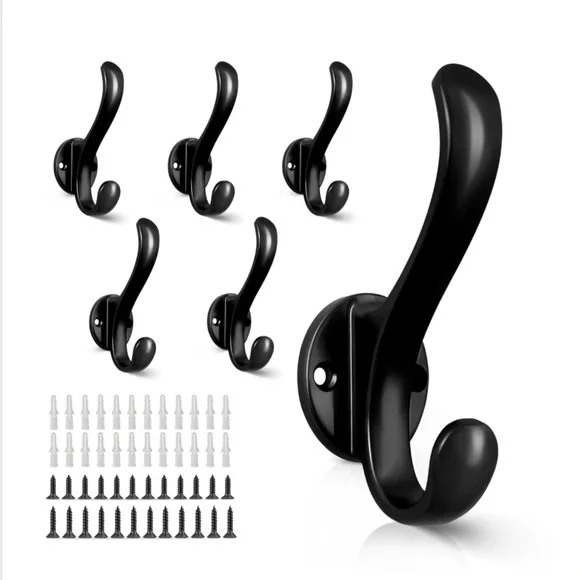 6-Pack Coat Hooks