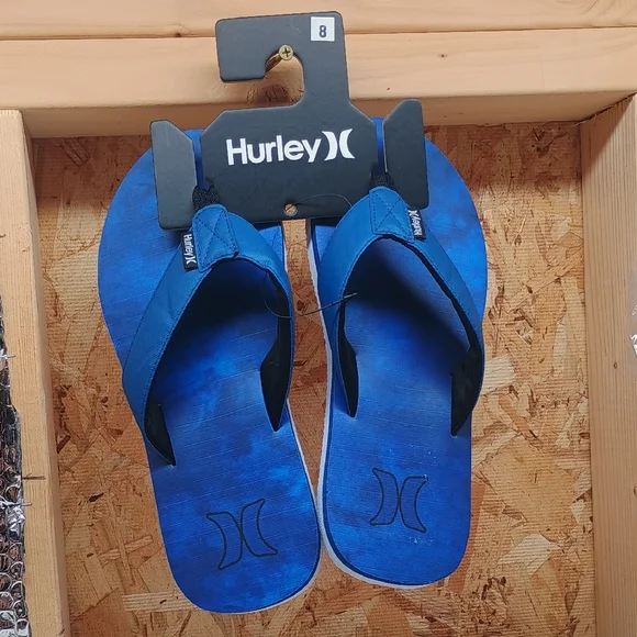 Hurley Blue Flip Flops