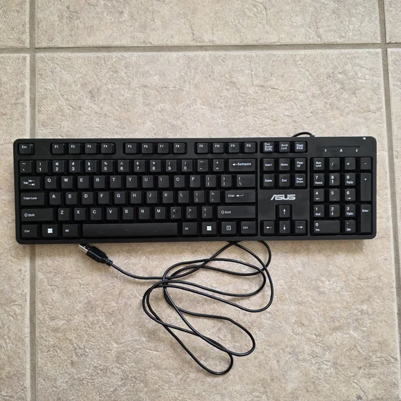 ASUS Black Wired Keyboard
