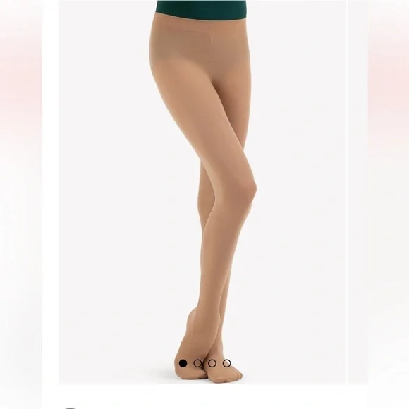 🩰NWT Capezio Girl Dance Tights in Tan