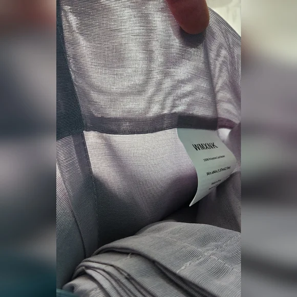 Grey Polyester Curtains 54