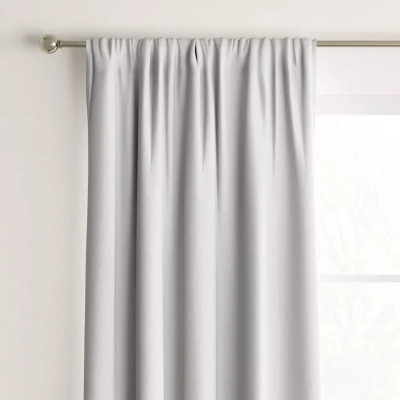⚡1 Pc Room Darkening Heathered Window‎ Curtain Panel - Room Essentials Off white