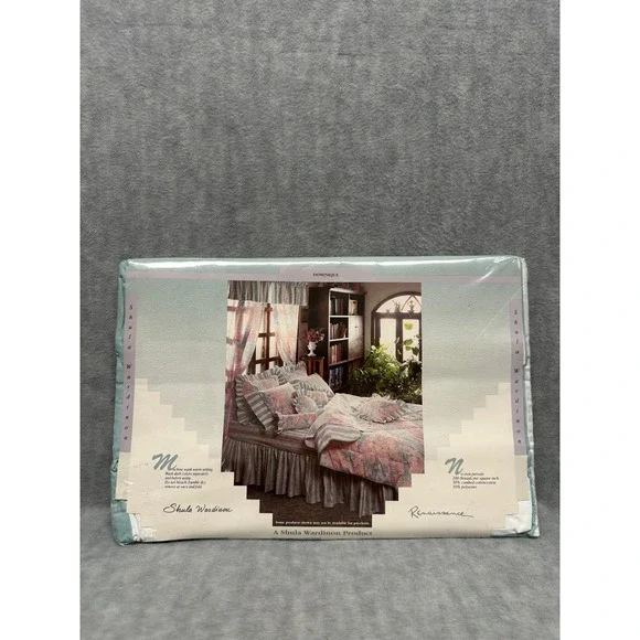 Vintage‎ Shula Wardinon Dominique Renaissance Percale Valance Stripes 90